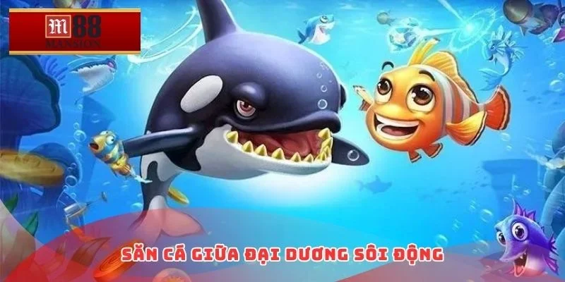 Săn cá giữa đại dương sôi động
