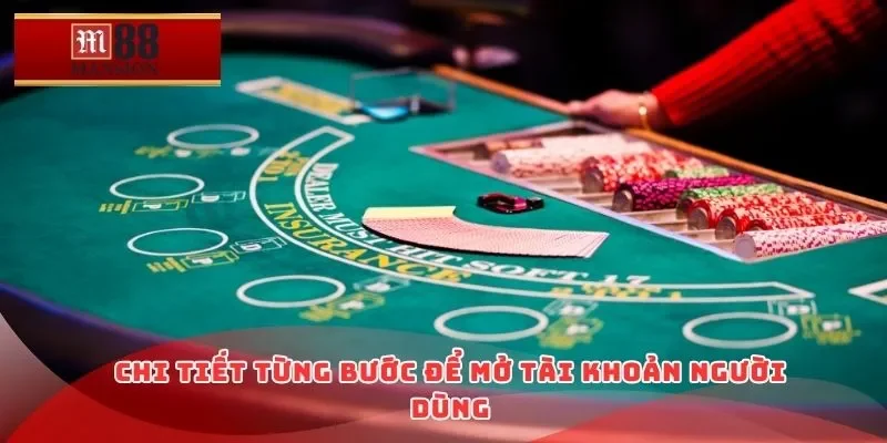 Chi tiết từng bước để mở tài khoản người dùng