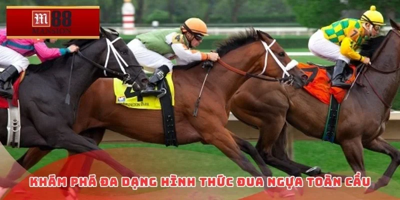 Khám phá đa dạng hình thức đua ngựa toàn cầu